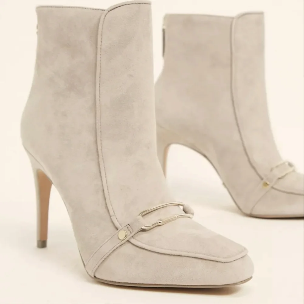 NWT REISS | Jett Suede Ankle Booties - Picture 1 of 6